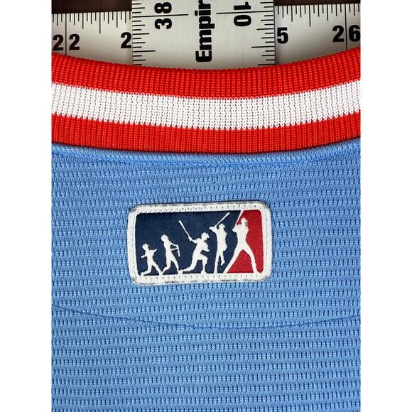 Texas Rangers MLB Majestic Coolbase Players Weekend Stitch Jersey Mens Large EUC - Picture 10 of 10